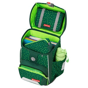 StepbyStep BASIS Schulranzen-Set Green Graphics 4-teilig