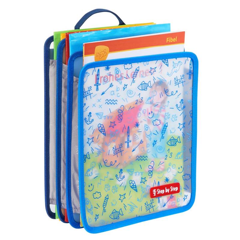 Step by Step Faltbare Heftbox Blau