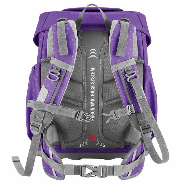 Step by Step BASIS Schulranzen-Set Purple Konfetti 4-teilig