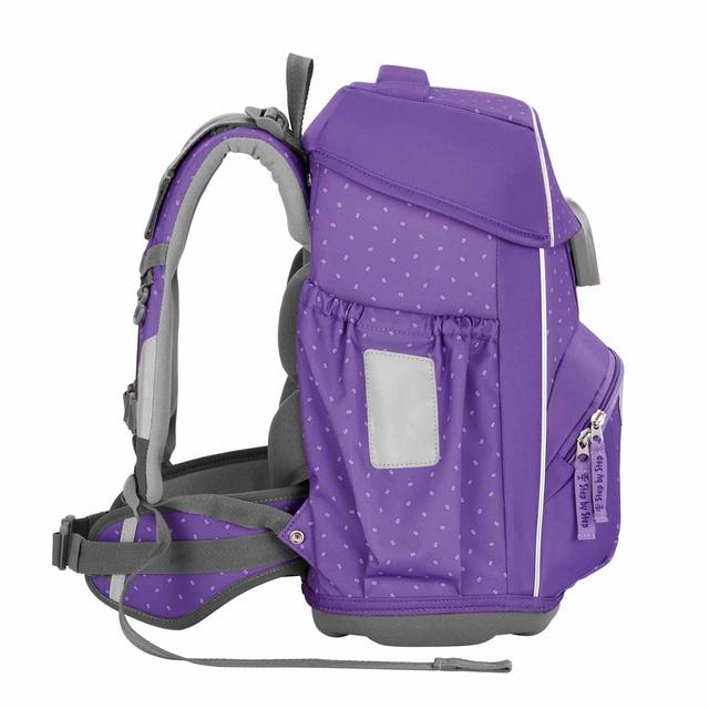 Step by Step BASIS Schulranzen-Set Purple Konfetti 4-teilig