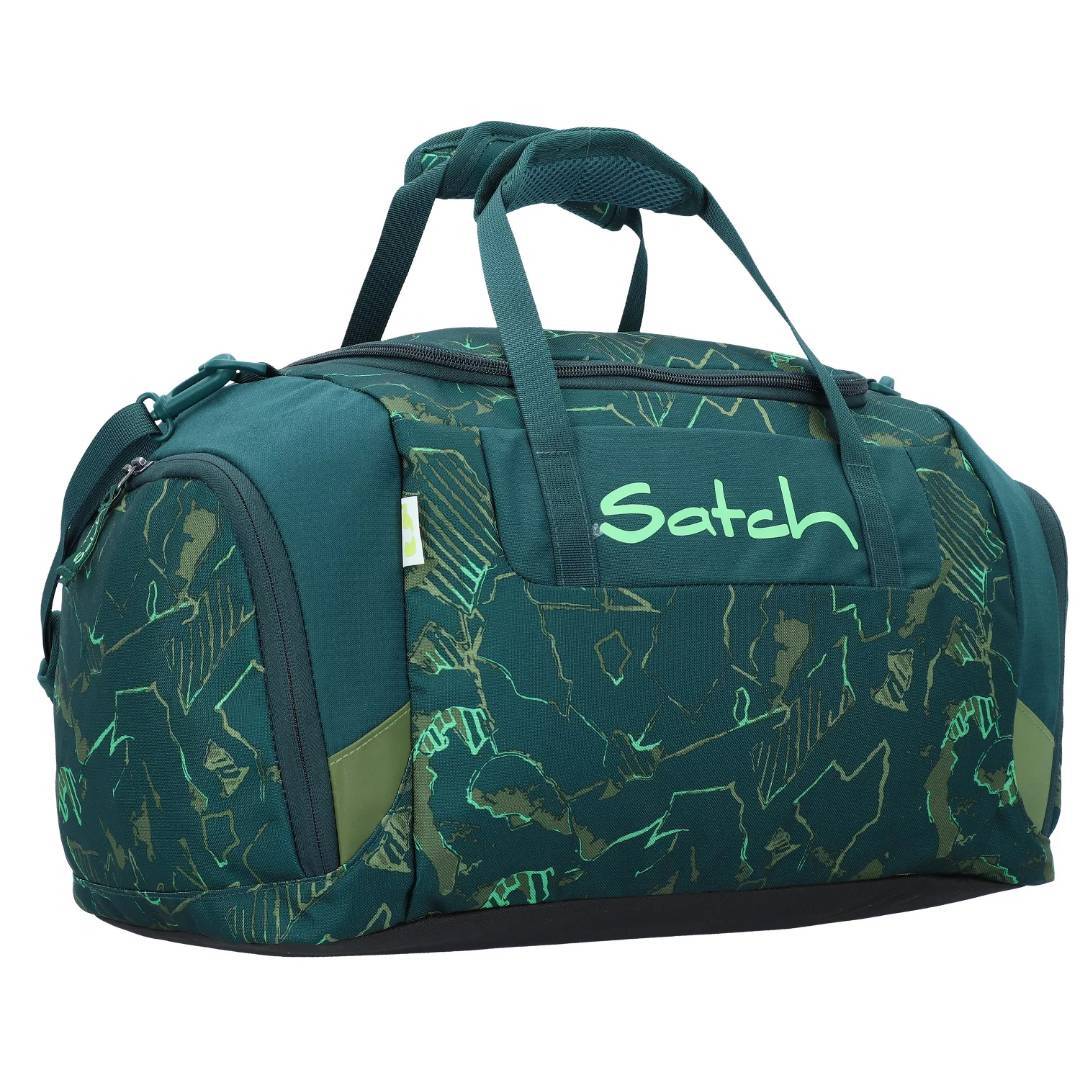 satch Duffle Bag, green, neon, Green Compass