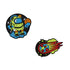 DerDieDas Wechselbuttons 2tlg Neon Crazy