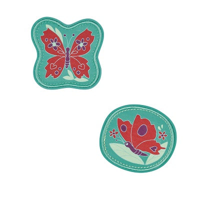 DerDieDas Wechselbuttons 2tlg Butterfly Garden
