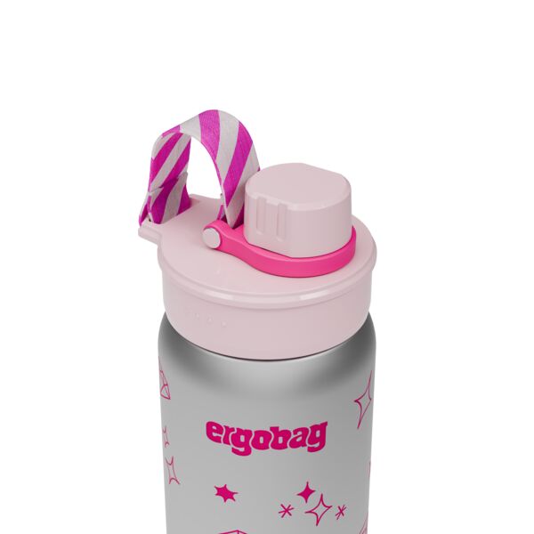 ergobag Glitzer Edelstahl Trinkflasche