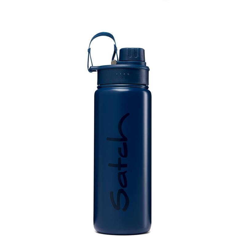 satchTrinkflasche Alu Blue