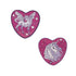 DerDieDas Wechselbuttons 2tlg Purple Unicorn