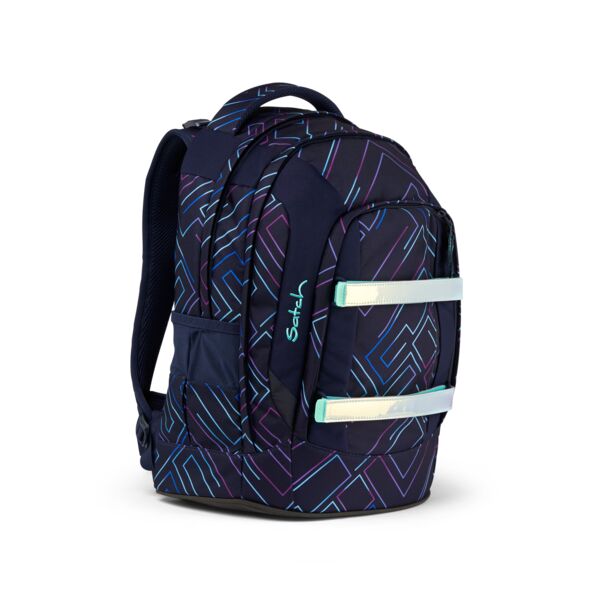SATCH Pack Schulrucksack Einzeln Purple Laser