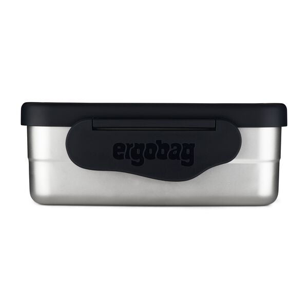 ergobag Edelstahl-Brotdosen Schwarz