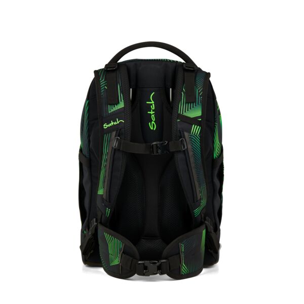 satch pack Schulrucksack Einzeln Seismic Green