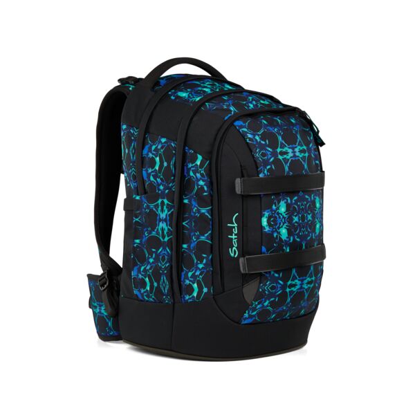 satch pack Schulrucksack Einzeln Caleido Blue