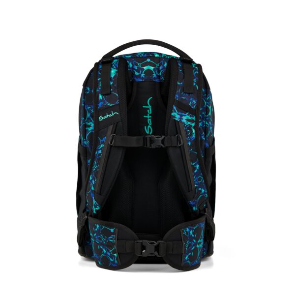 satch pack Schulrucksack Einzeln Caleido Blue