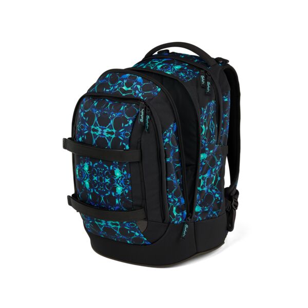 satch pack Schulrucksack Einzeln Caleido Blue